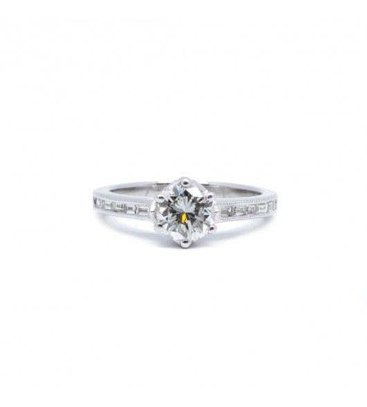 Solitaire - Diamant de 1.00 carat - Castafiore