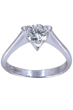 Solitaire Diamant en or blanc - Castafiore