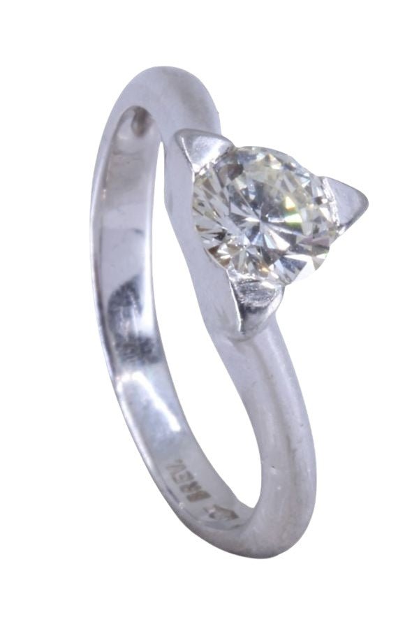 Solitaire Diamant en or blanc - Castafiore