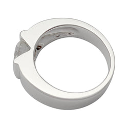 Solitaire en or blanc, diamant 1,14 carats - Castafiore