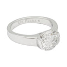 Solitaire en platine, diamant 1,82 carat - Castafiore