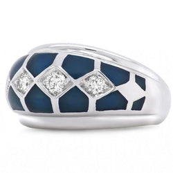 Solitaire Korloff or gris diamants - Castafiore