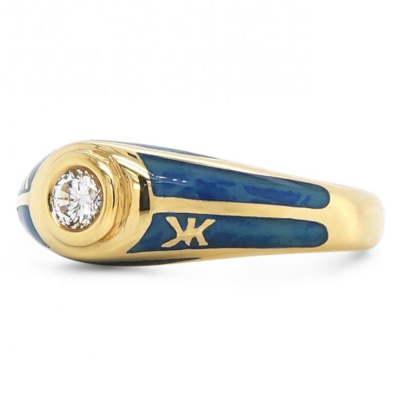 Solitaire Korloff or jaune diamants - Castafiore