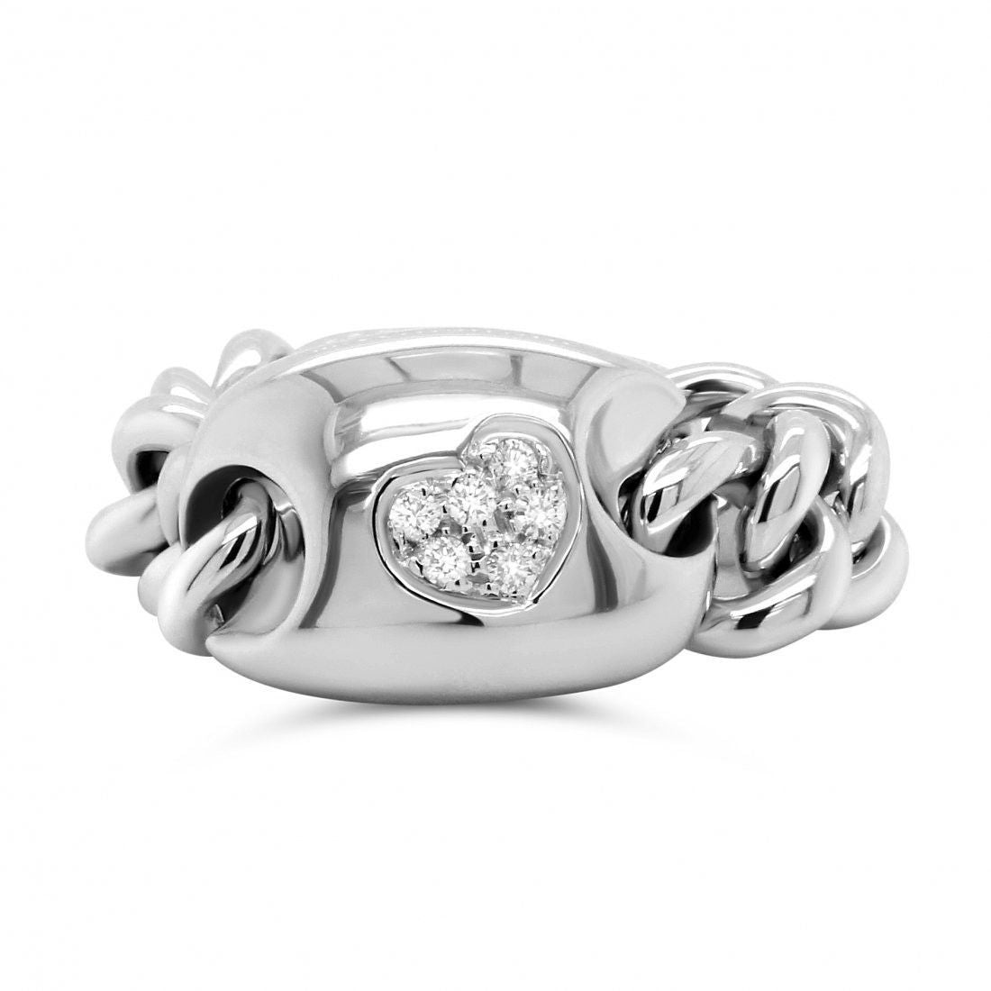 Solitaire or gris diamants - Castafiore