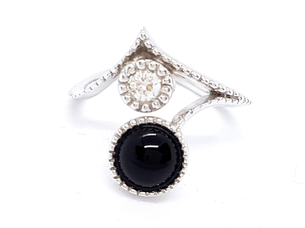 Susie Otero Bague Or blanc Diamant - Castafiore
