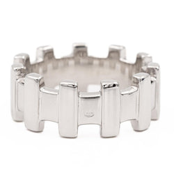 Zolotas Bague Alliance Or blanc - Castafiore